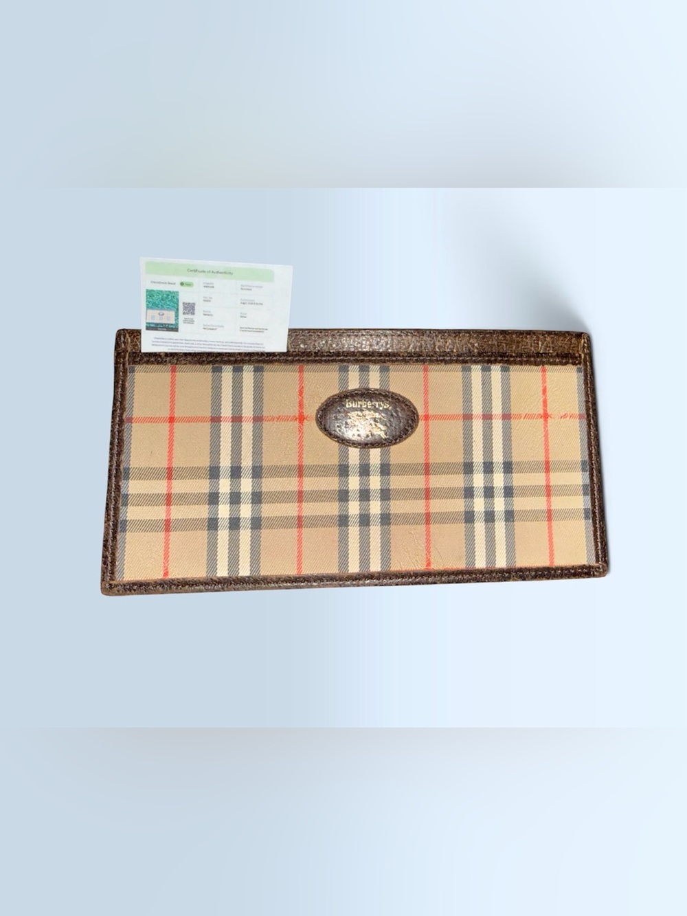 Burberrys Vintage wallet with COA